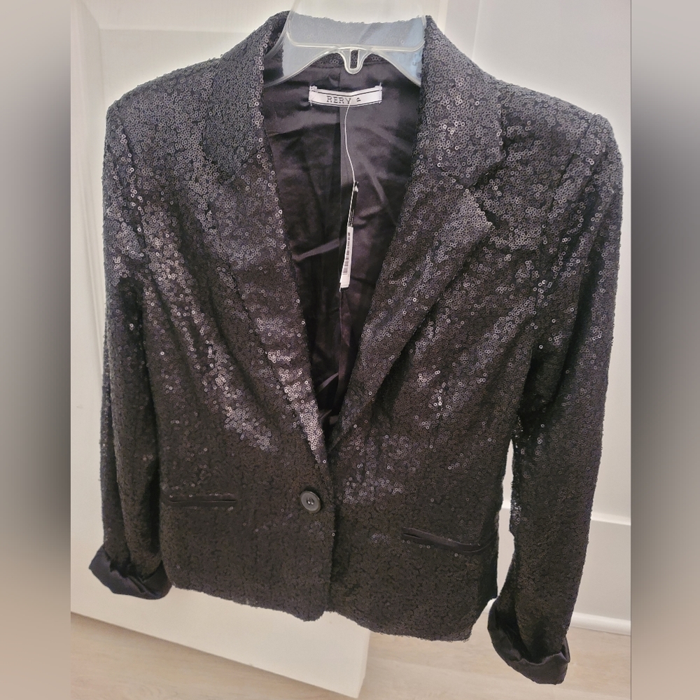 New sequin blazer
